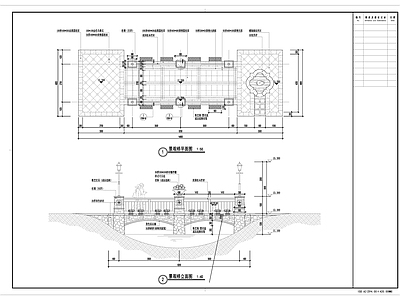 欧式景观桥 施工图