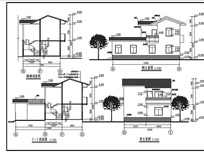 别墅建筑施工图