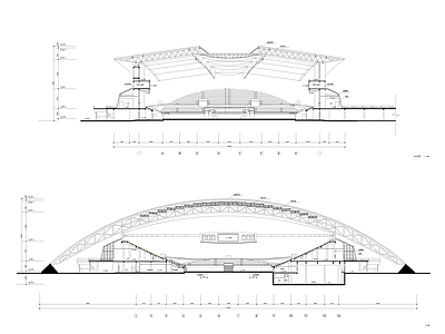 体育馆建筑 施工图