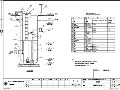 10000吨一体化污水提升泵站 施工图