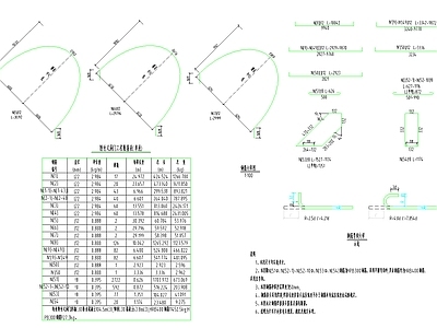 削竹式洞门设计详图 施工图