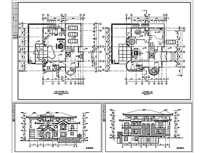 别墅建筑 施工图