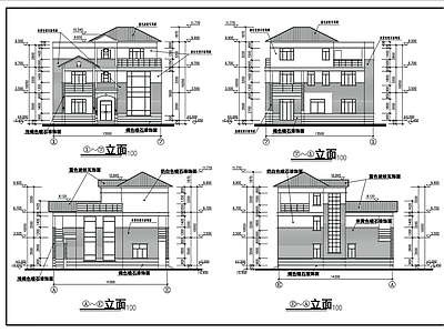 别墅建筑 施工图