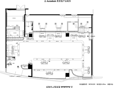 餐厅空调 施工图 建筑电气