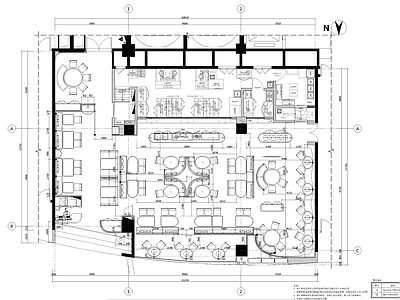 餐厅电气 施工图 建筑电气