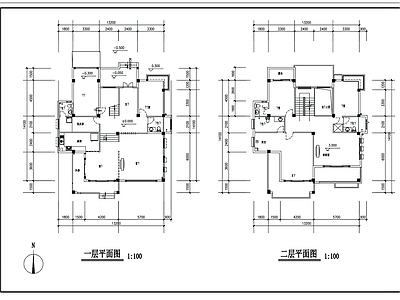 别墅建筑 施工图