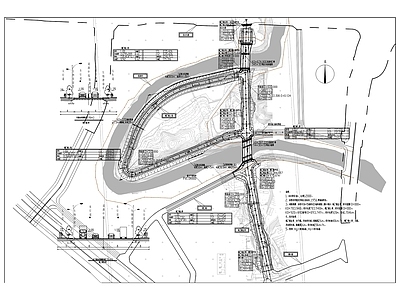 滨江B地块二期道路 施工图 交通道路