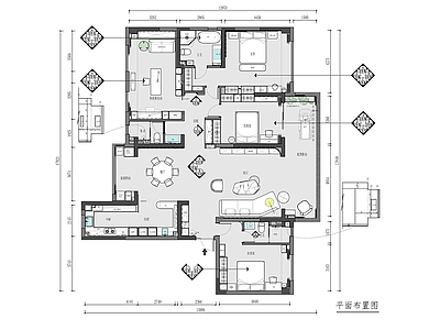 215㎡家装大平层 施工图