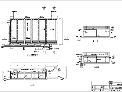 A0池生化池吹脱池工艺 施工图
