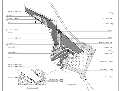 钓鱼城景区休闲设施工程 施工图