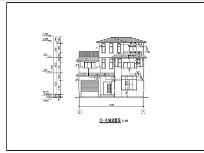 别墅建筑 施工图