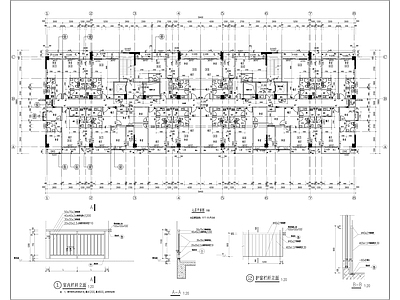 高层养老建筑综合楼 施工图 疗养院