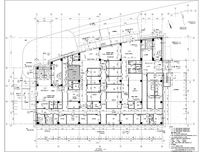 医院感染楼建筑 施工图