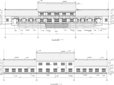 法堂裙房古建筑 施工图