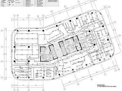 办公楼疏散指示及照明电气 施工图 建筑电气