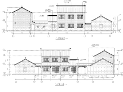 古建筑别墅 施工图