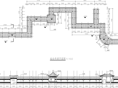 古建筑亭廊 施工图