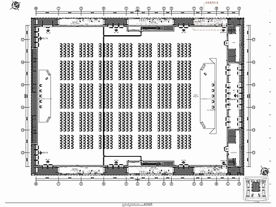 大型报告厅室内 施工图