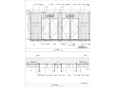 商铺门头标准详图节点 施工图
