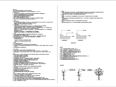 种植设计施工说明 图库