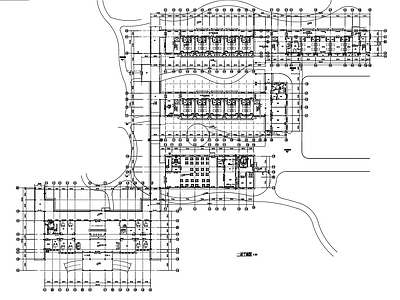 4层社会福利院中心建筑 施工图  疗养院