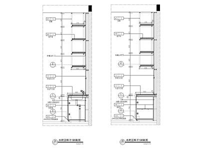 固定家具详图 施工图 柜类