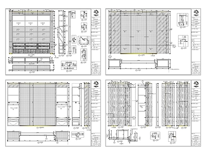 柜子柜体深化节点 施工图 柜类