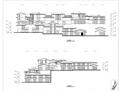 中式商业建筑 施工图