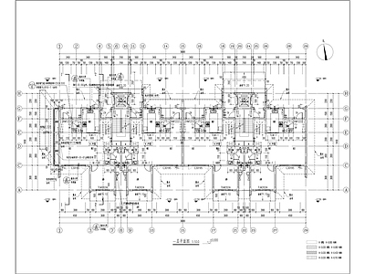 高品质叠墅建筑 施工图