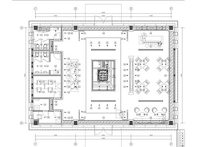 220㎡苏州售楼处全套 施工图