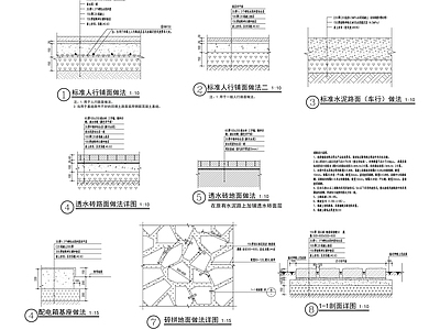 标准地面构造做法详图 施工图