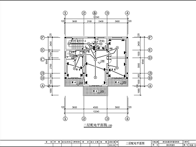 别墅电气 施工图 建筑电气