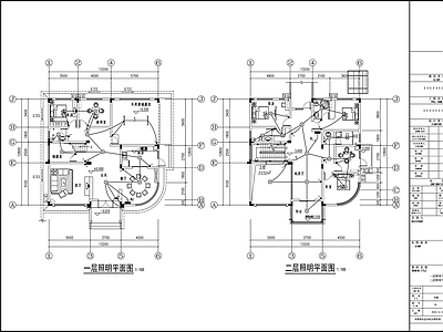 别墅电气 施工图 建筑电气