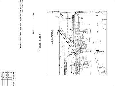 某小区给排水管穿道路 施工图  建筑给排水