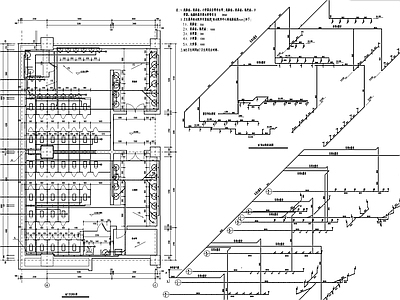 大型会展中心给排水  施工图 建筑给排水