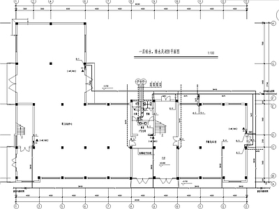 综合办公楼给排水  施工图 建筑给排水