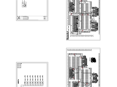 大型小区住宅和地库智能化 施工图 建筑电气