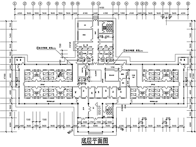 传染病楼建筑 施工图