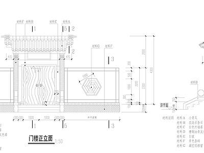 中式节点详图 施工图 建筑通用节点