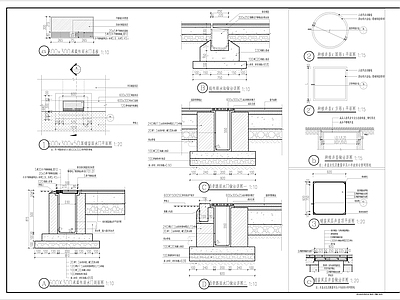 雨水口及线形排水沟井盖详图 施工图