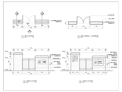 厕所大门 施工图 建筑通用节点