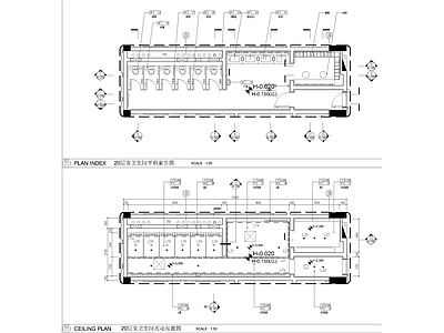 公共卫生间 施工图