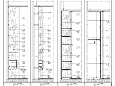 柜子柜体大样 施工图 柜类