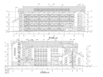 苏州某福利院建筑 施工图 疗养院