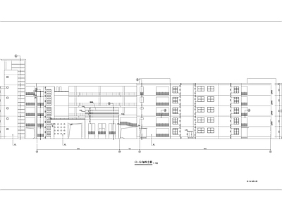 教学楼公共教室建筑 施工图