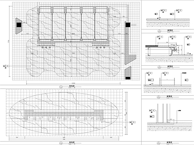 地面放样及剖面大样 施工图