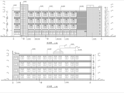 小学教学楼建筑 施工图