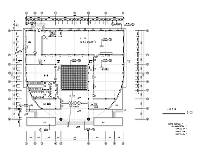 四层城建图书馆建筑 施工图