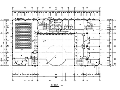 五层图书馆建筑 施工图