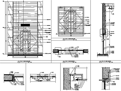 防火门闭门器 施工图 通用节点